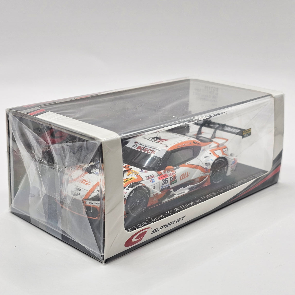 Spark Toyota au Tom's GR Supra #36 TGR GT500 2024 Super GT Winners 1/43 Scale