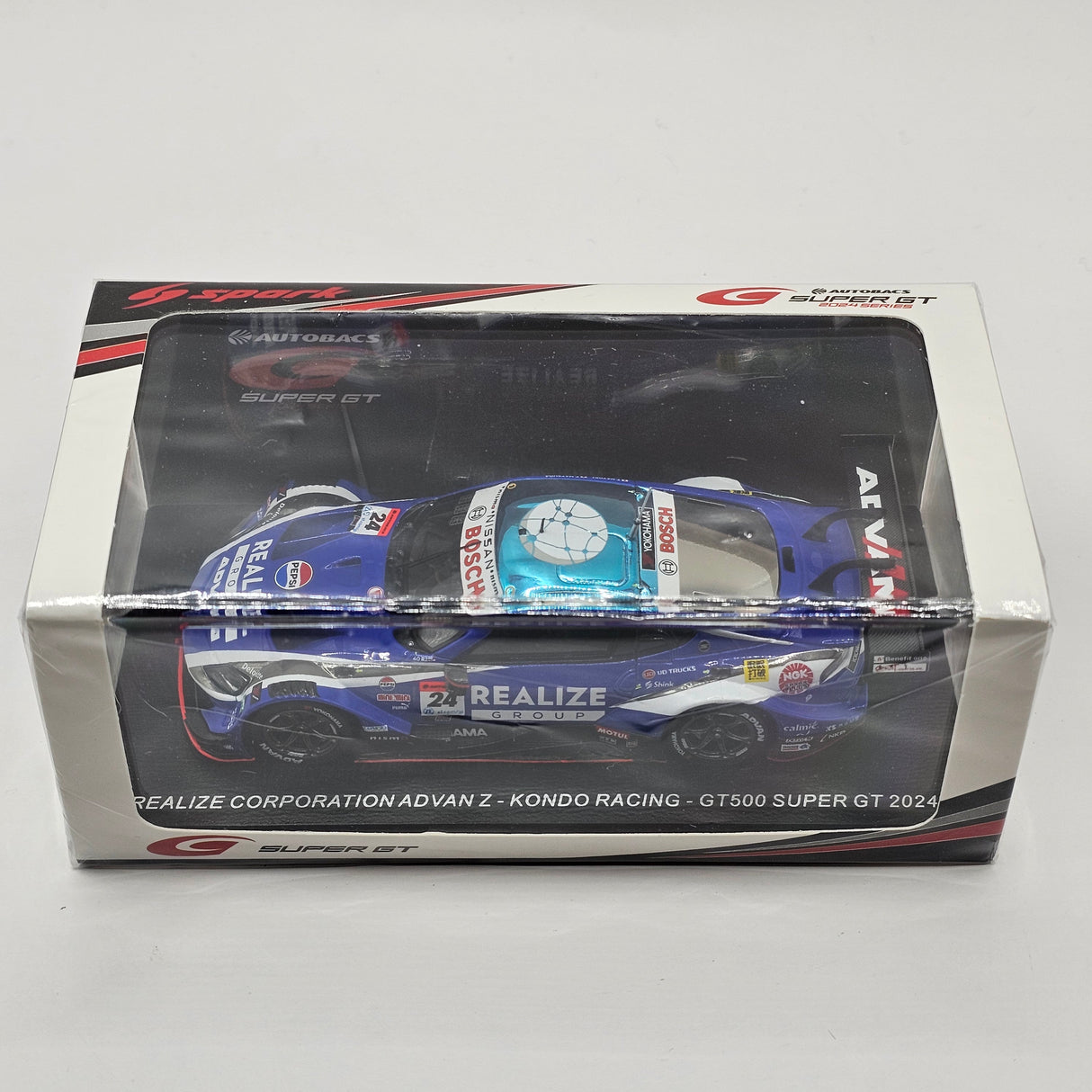 Spark Nissan Realize Corporation Advan Z #24 Kondo 2024 Super GT 1/43 Scale SGT158
