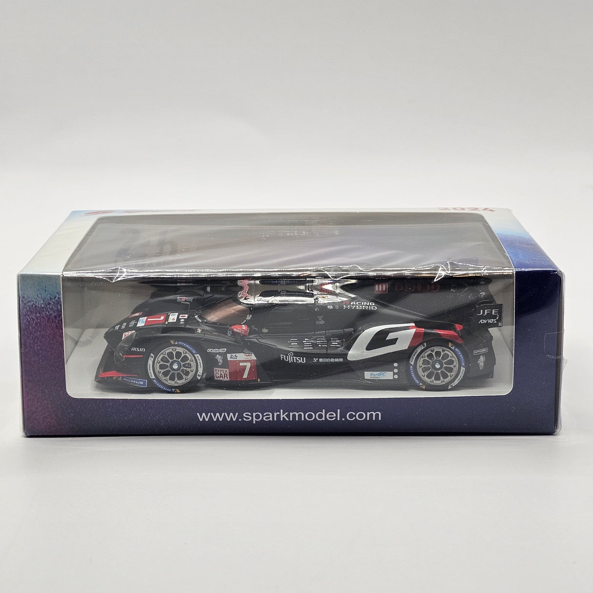 Spark Toyota GR010 Hybrid #7 Gazoo Racing 2nd 2024 Le Mans 1/43 Scale S9115