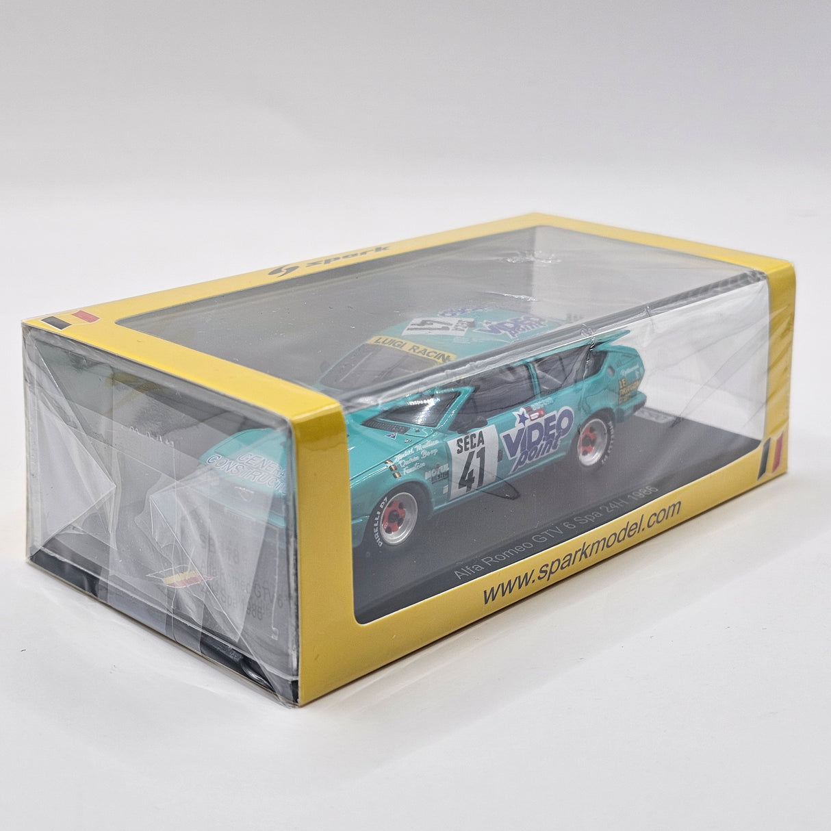 Spark Alfa Romeo GTV 6 #41 Jolly Club 24H Spa 1986 1/43 Scale SB418
