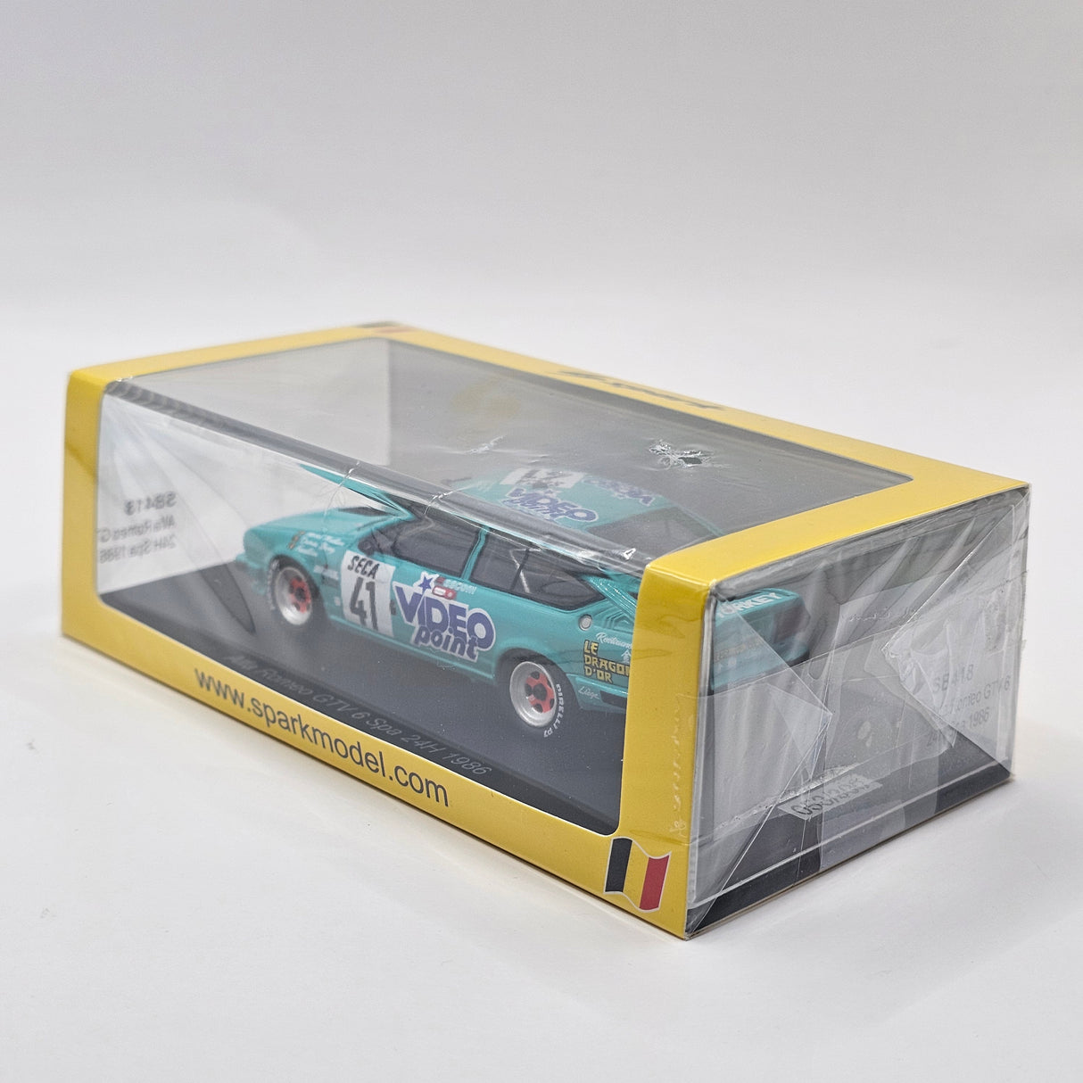 Spark Alfa Romeo GTV 6 #41 Jolly Club 24H Spa 1986 1/43 Scale SB418