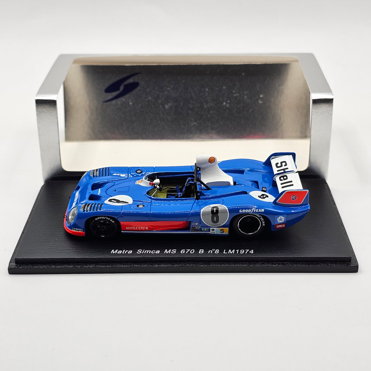 Spark Matra Simca MS 670B #8 Équipe Gitanes Le Mans 1974 1/43 Scale S3553