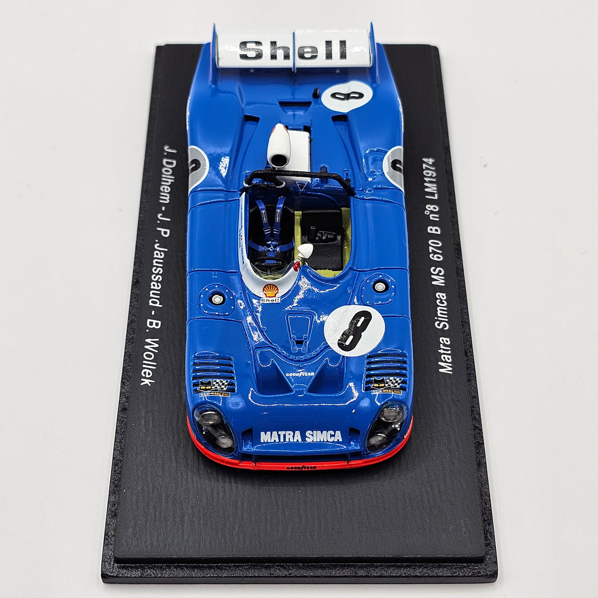 Spark Matra Simca MS 670B #8 Équipe Gitanes Le Mans 1974 1/43 Scale S3553