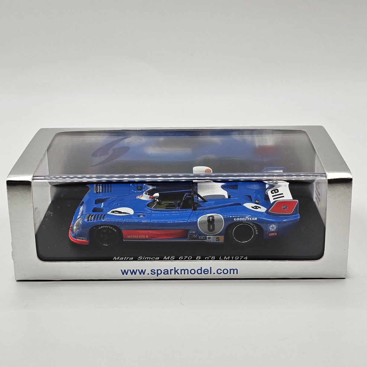 Spark Matra Simca MS 670B #8 Équipe Gitanes Le Mans 1974 1/43 Scale S3553