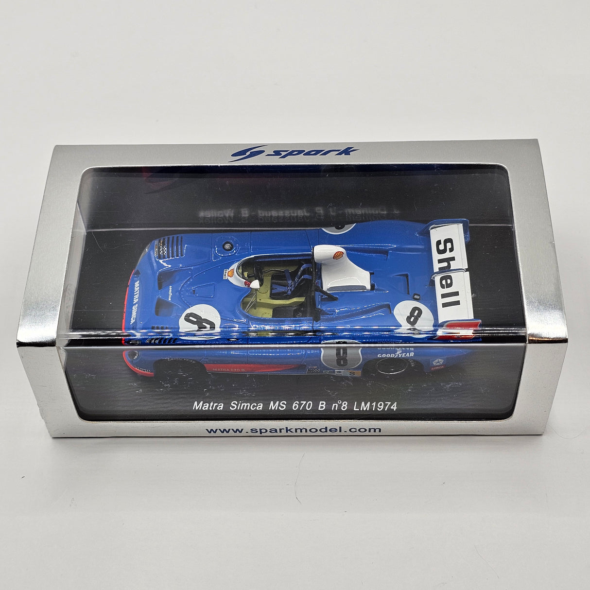 Spark Matra Simca MS 670B #8 Équipe Gitanes Le Mans 1974 1/43 Scale S3553