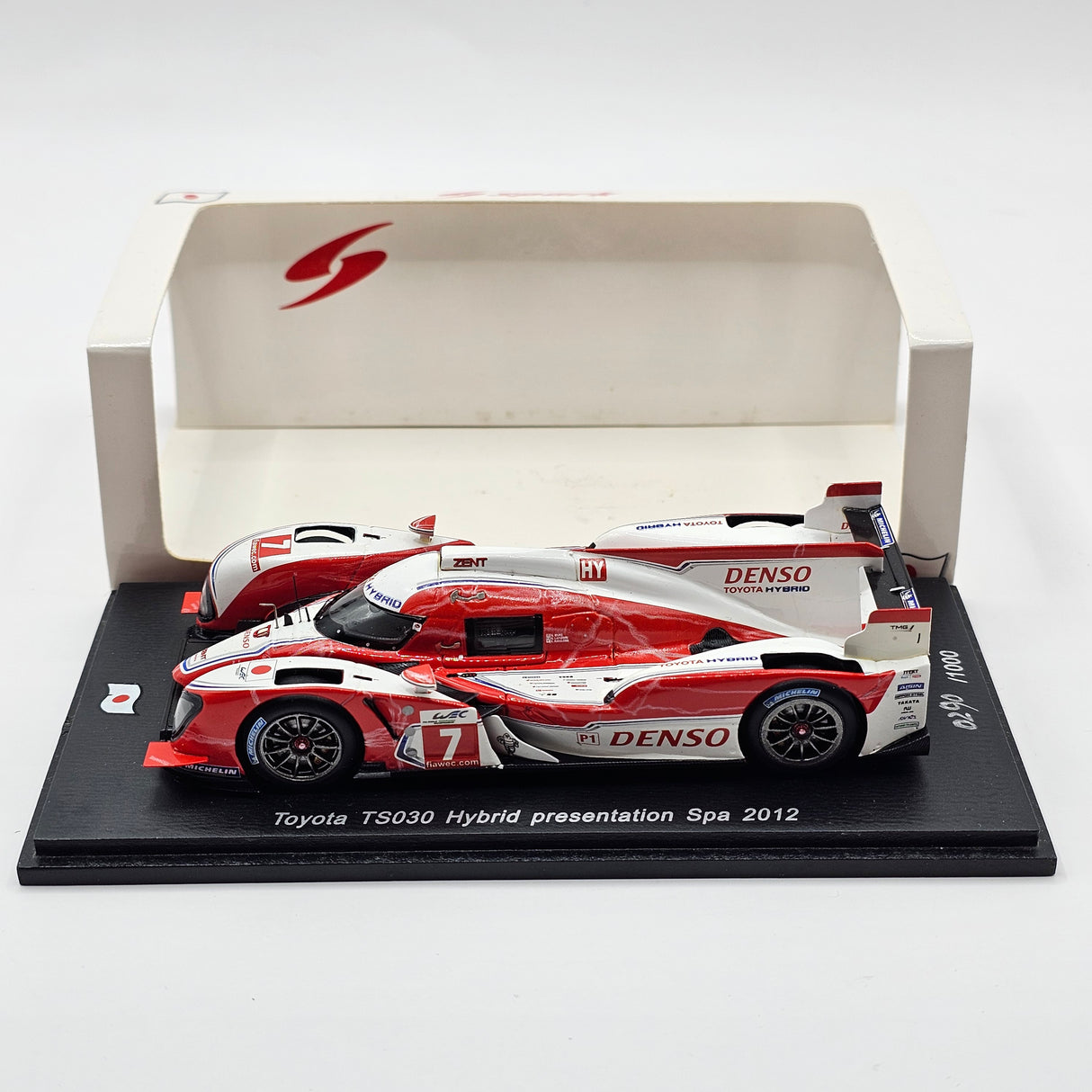 Spark Toyota TS030 Hybrid Presentation Spa 2012 Limited Edition 1/43 Scale SJ010