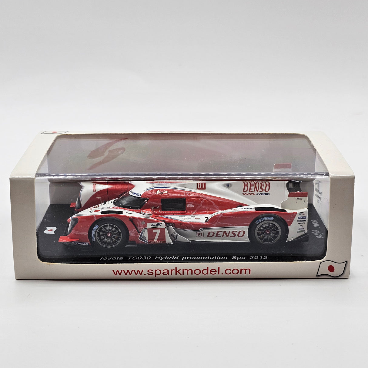 Spark Toyota TS030 Hybrid Presentation Spa 2012 Limited Edition 1/43 Scale SJ010