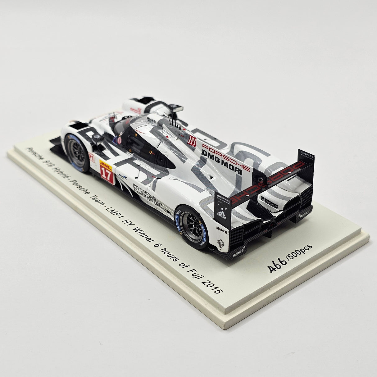 Spark Porsche 919 Hybrid #17 Team Porsche 6Hrs Fuji 2015 Winner 1/43 Scale SJ036