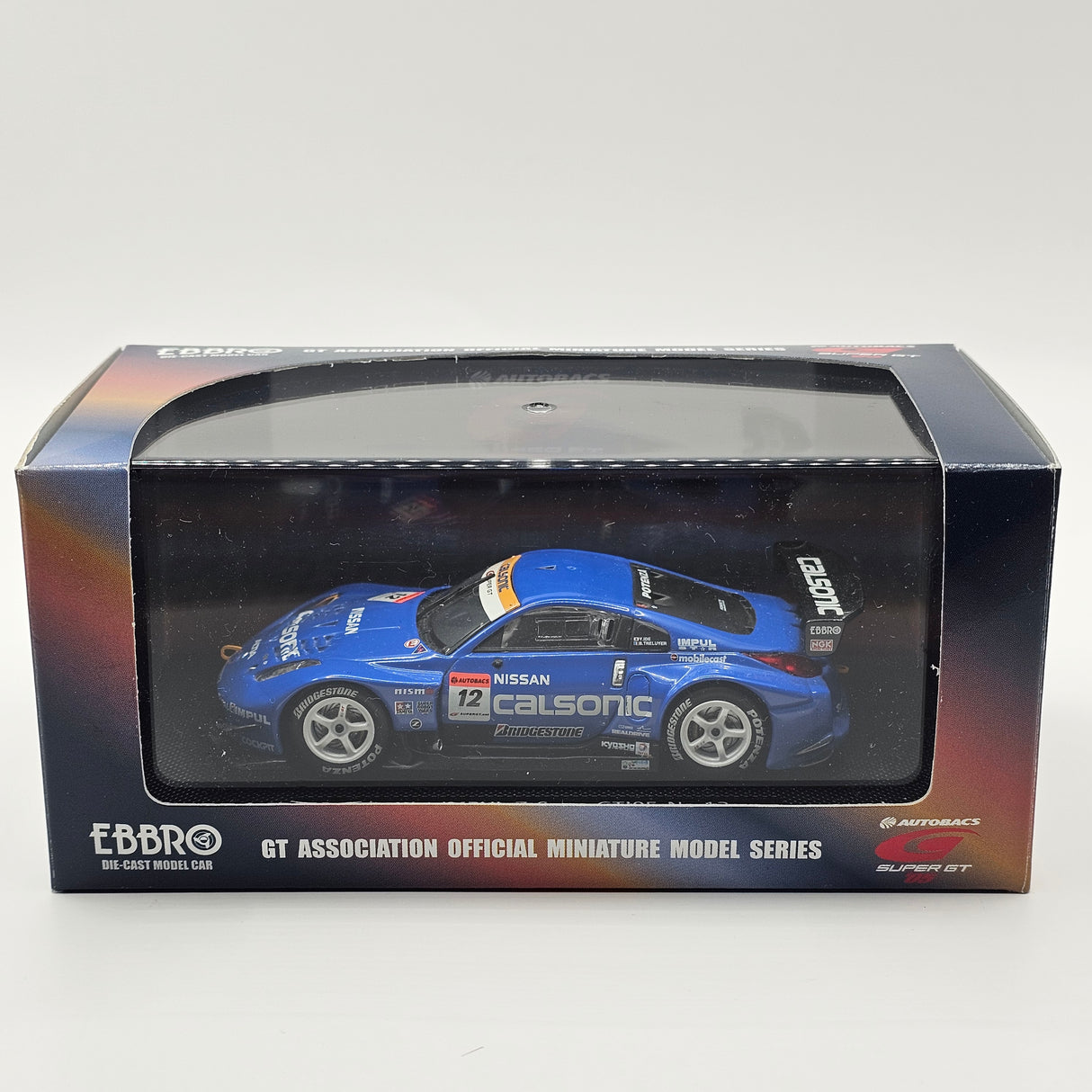 EBBRO Nissan Z #12 Calsonic Team Impul Super GT 2005 GT500 1/43 Scale