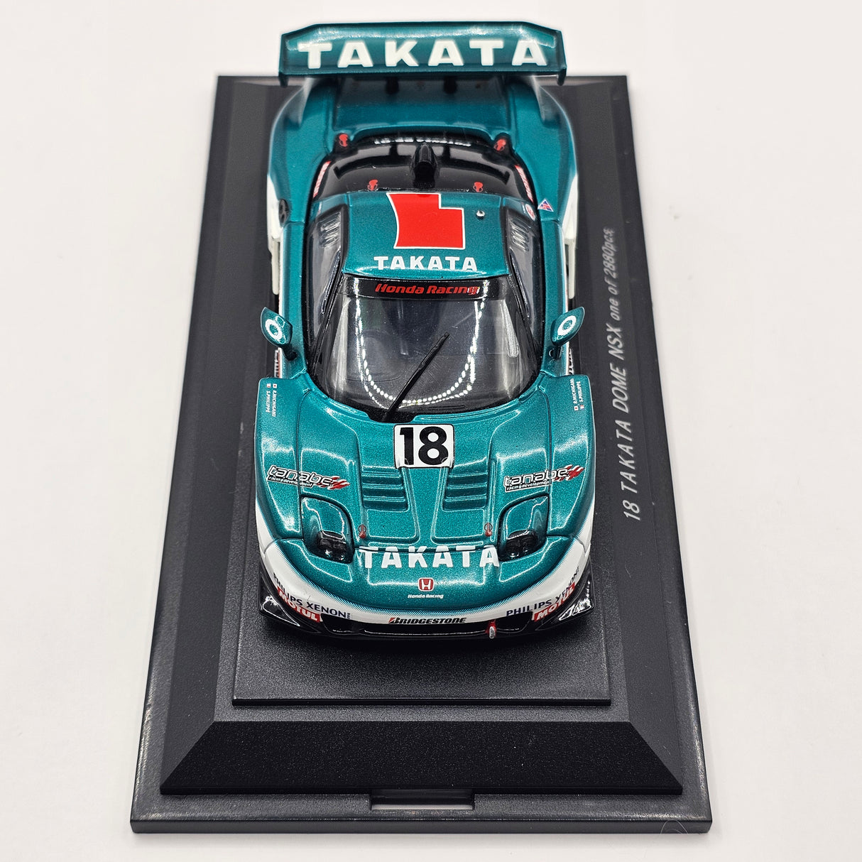 EBBRO Honda NSX #18 Takata Dome Racing Team JGTC GT500 2004 1/43 Scale