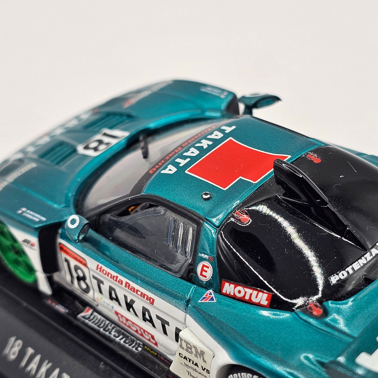 EBBRO Honda NSX #18 Takata Dome Racing Team JGTC GT500 2004 1/43 Scale