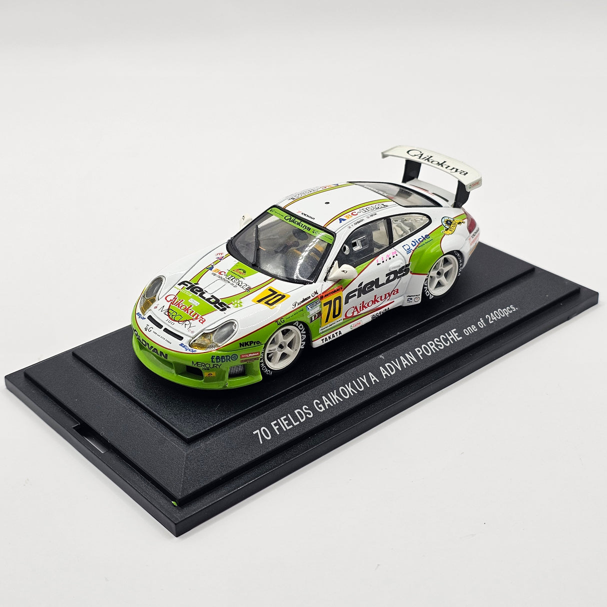 EBBRO Porsche 996 GT3-RS #70 Team Gaikokuya JGTC 2004 GT300 1/43 Scale