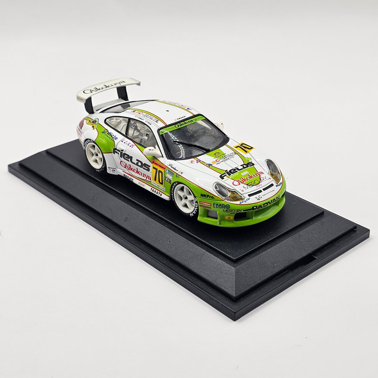 EBBRO Porsche 996 GT3-RS #70 Team Gaikokuya JGTC 2004 GT300 1/43 Scale