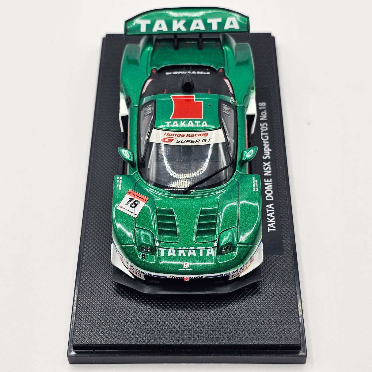 EBBRO Honda NSX #18 Takata Dome Racing Team Super GT 2005 GT500 1/43 Scale