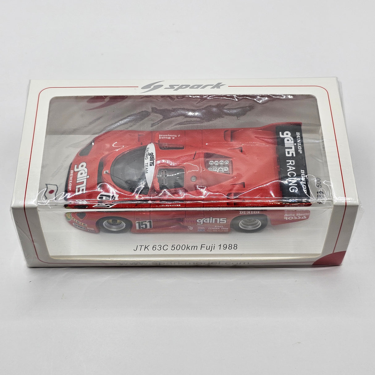 Spark JTK 63C #151 British Barn Racing Team Fuji 500KM 1988 1/43 Scale