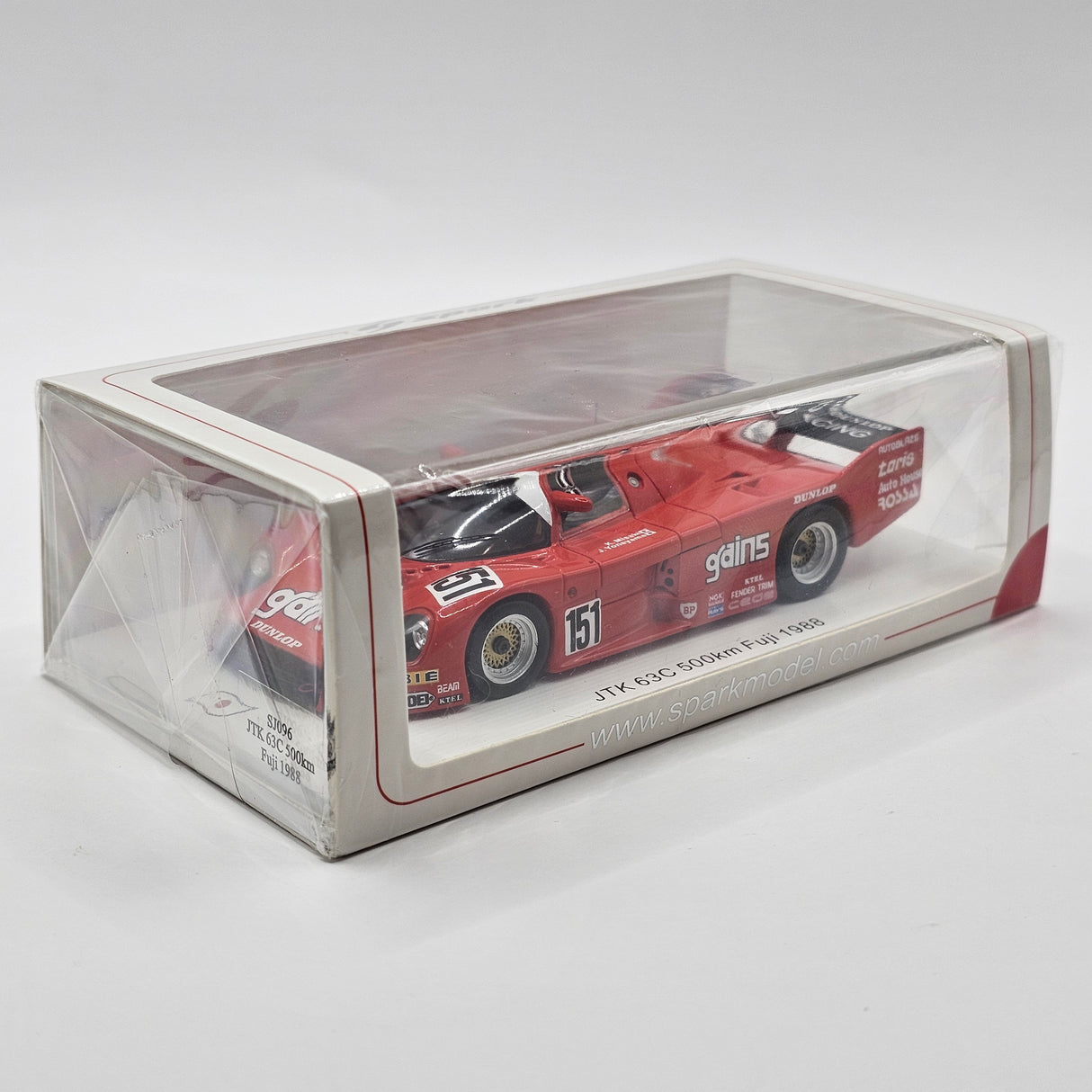 Spark JTK 63C #151 British Barn Racing Team Fuji 500KM 1988 1/43 Scale