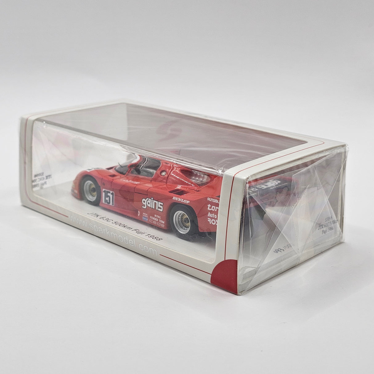 Spark JTK 63C #151 British Barn Racing Team Fuji 500KM 1988 1/43 Scale