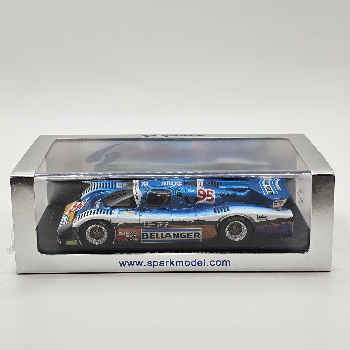 Spark Sauber SHS C6 #95 Bellanger-Bassaler Le Mans 1985 1/43 Scale S4080