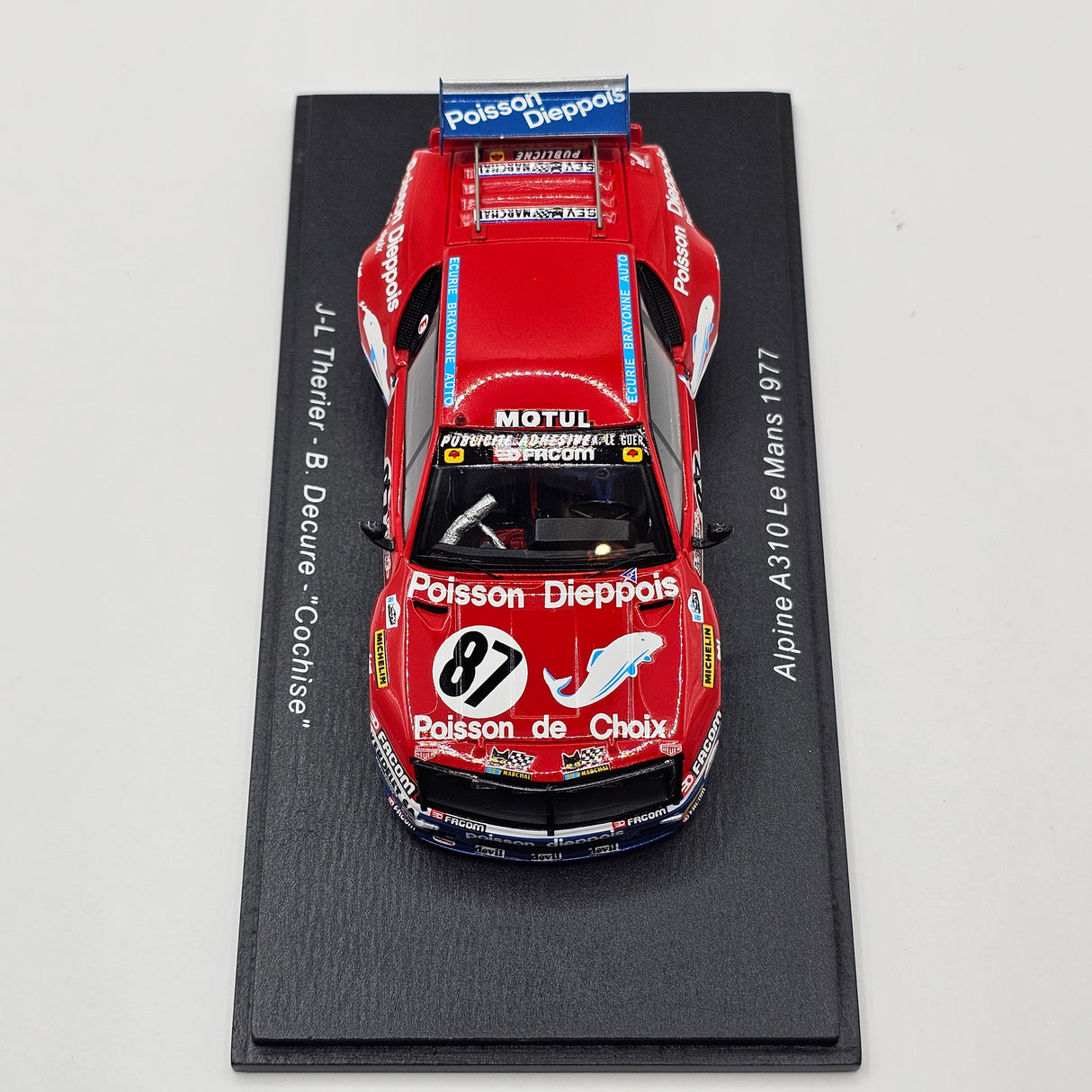 Spark Alpine A310 #87 B. Decure Le Mans 1977 1/43 Scale S5480