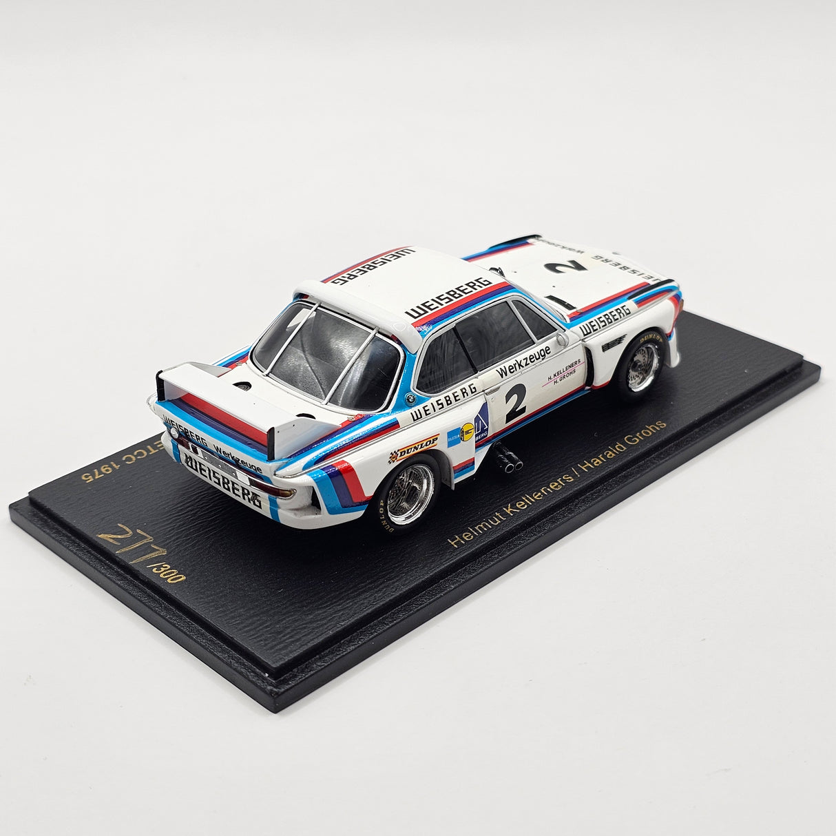 Spark BMW 3.0 CSL #2 Faltz Alpina ETCC Nurburgring 6h 1975 Winner 1/43 Scale