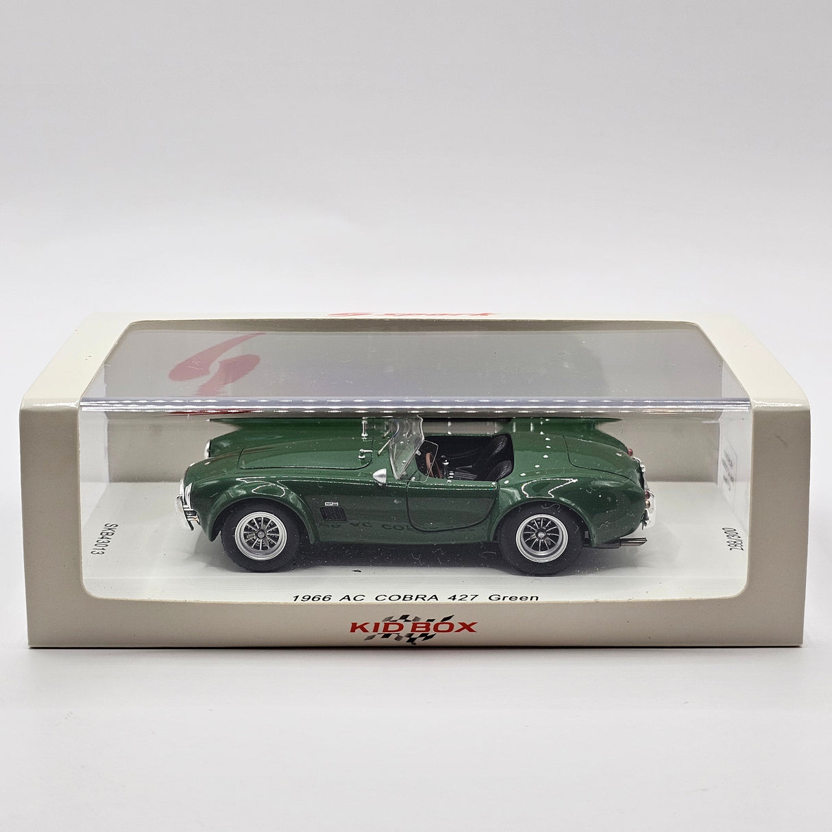 Spark AC Cobra 427 1966 Green - Kid Box JP Limited Edition 1/43 Scale