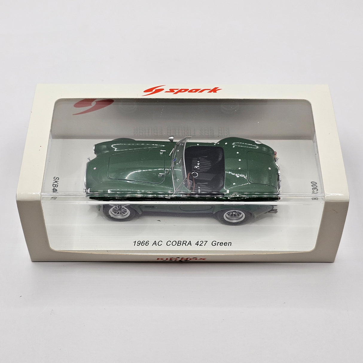Spark AC Cobra 427 1966 Green - Kid Box JP Limited Edition 1/43 Scale