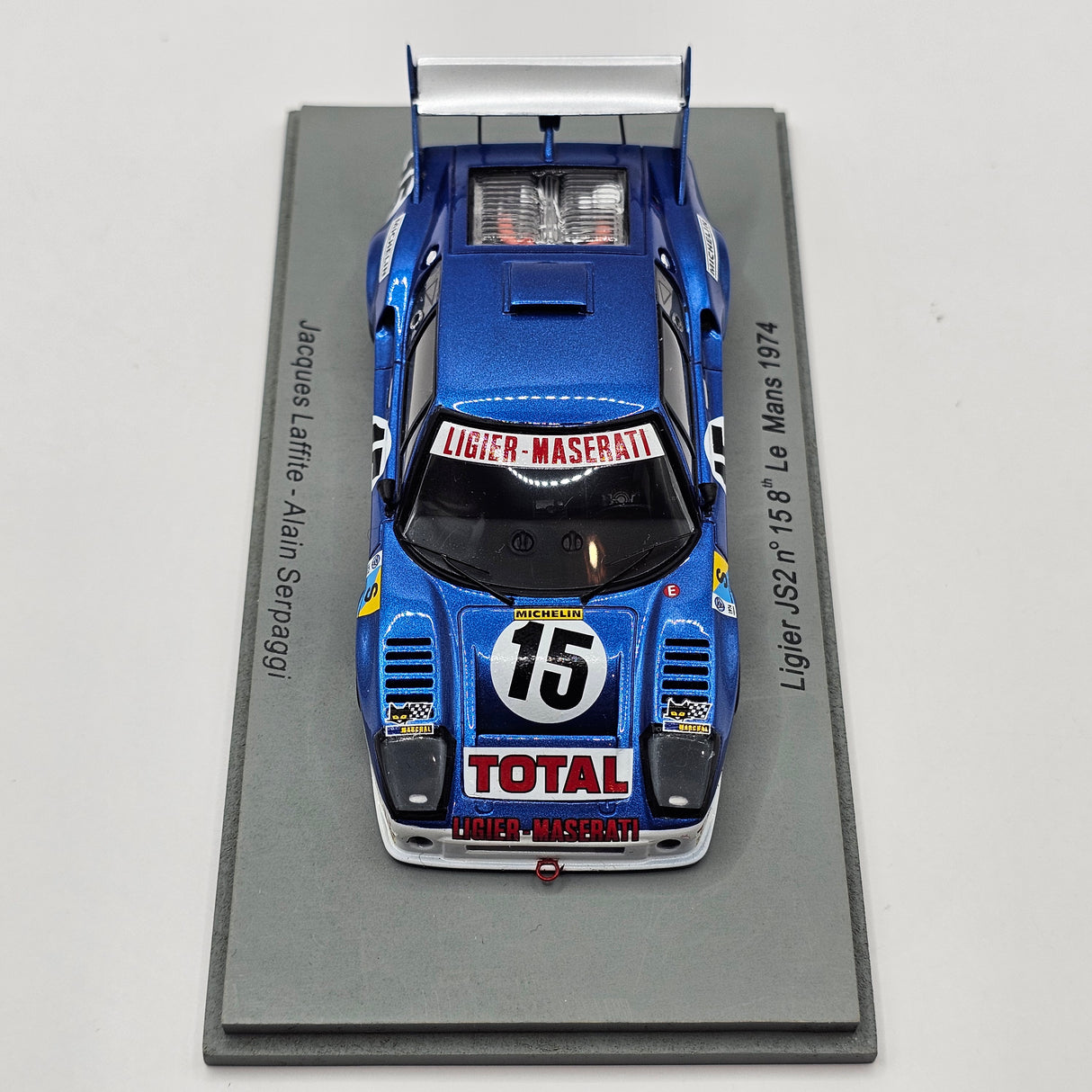 Spark Ligier JS2 #15 Automobiles Ligier Le Mans 1974 1/43 Scale S0549