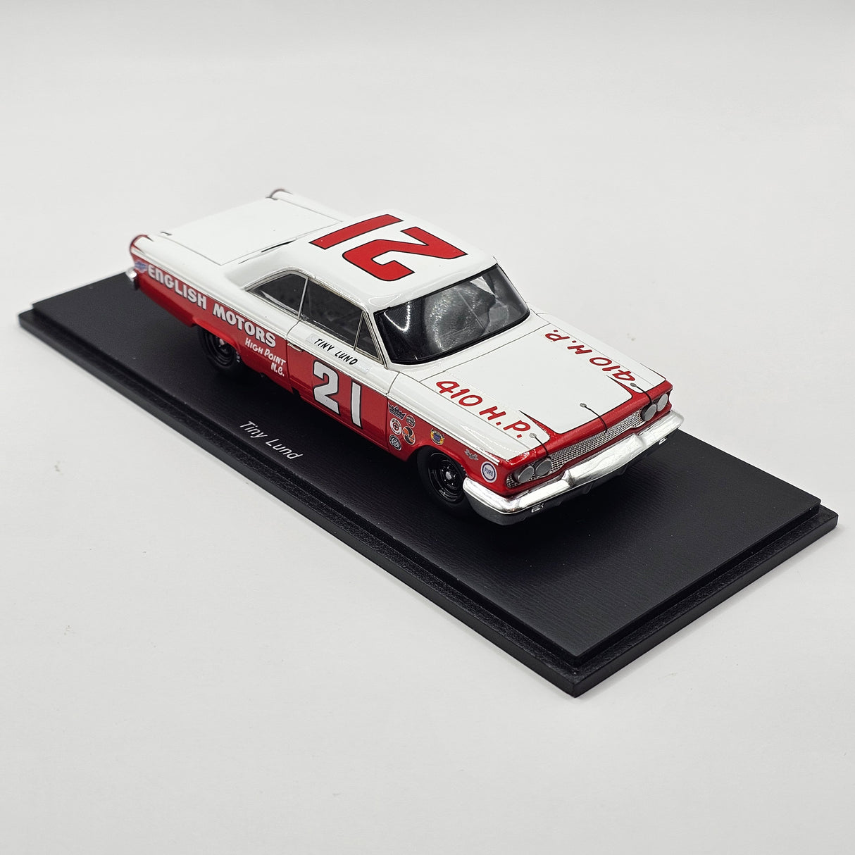 Spark Ford Galaxie #21 Wood Brothers Racing Daytona 500 Winner 1963 1/43 Scale