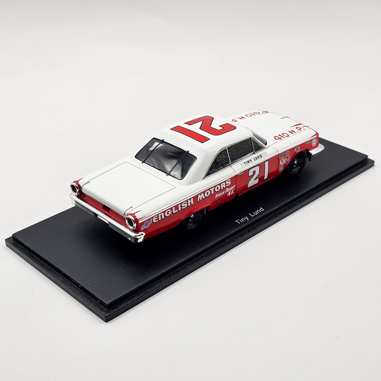 Spark Ford Galaxie #21 Wood Brothers Racing Daytona 500 Winner 1963 1/43 Scale