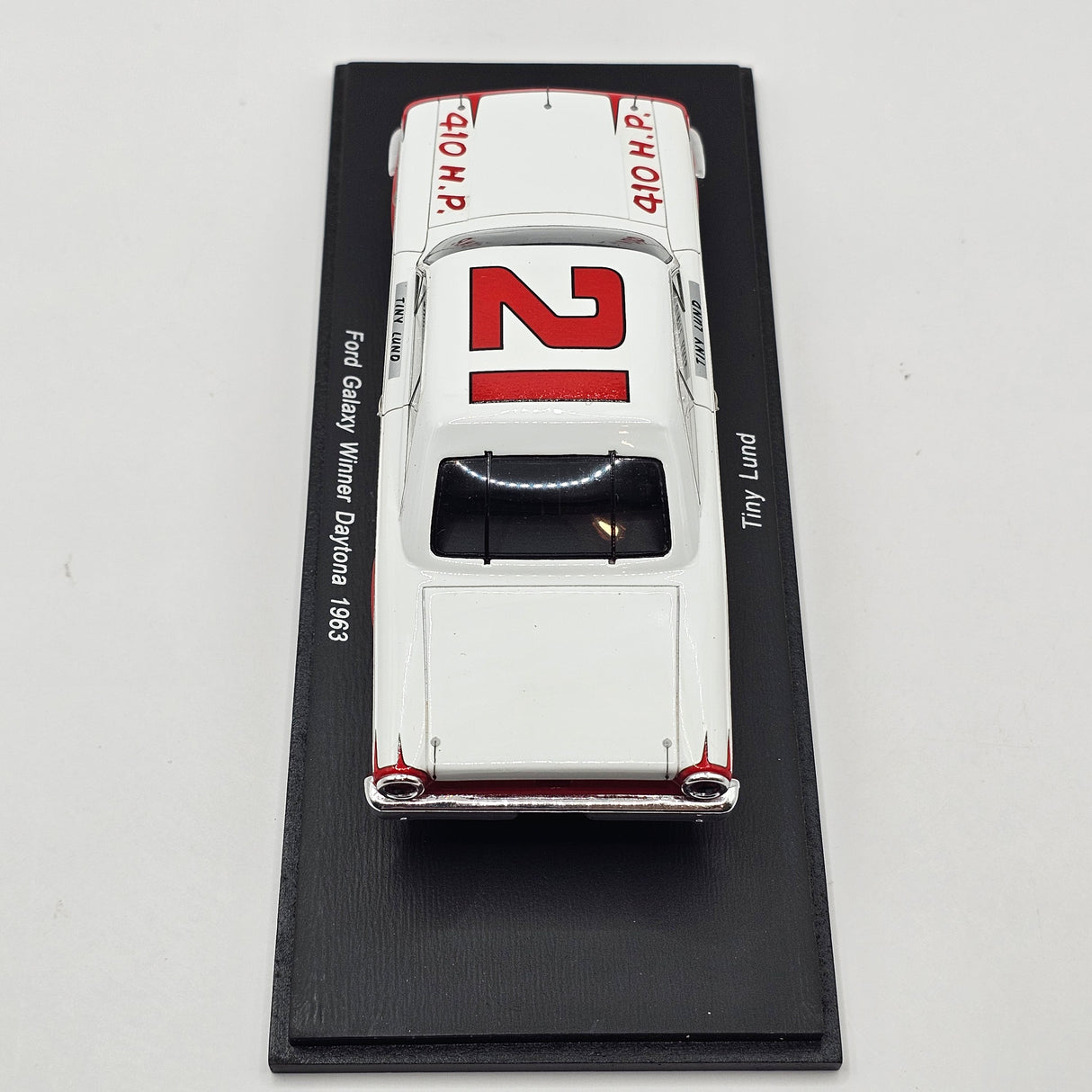 Spark Ford Galaxie #21 Wood Brothers Racing Daytona 500 Winner 1963 1/43 Scale