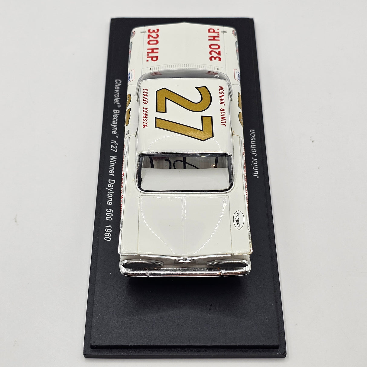 Spark Chevrolet Biscayne #27 Junior Johnson Daytona 500 Winner 1960 1/43 Scale