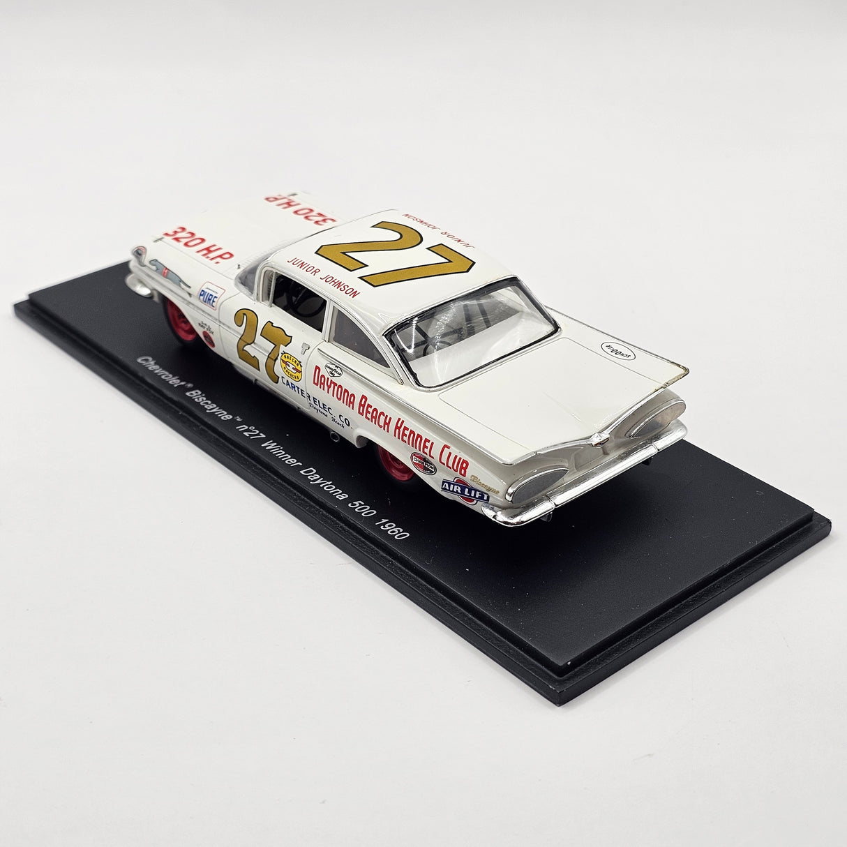 Spark Chevrolet Biscayne #27 Junior Johnson Daytona 500 Winner 1960 1/43 Scale