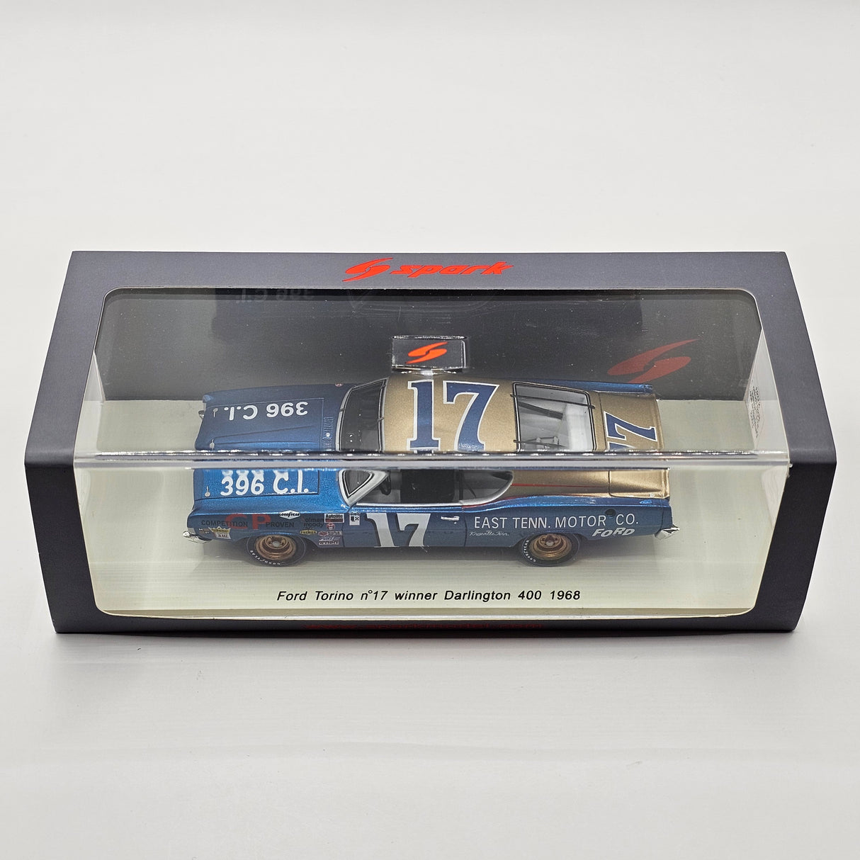 Spark Ford Torino #17 Holman Moody Racing Darlington 400 1968 Winner 1/43 Scale