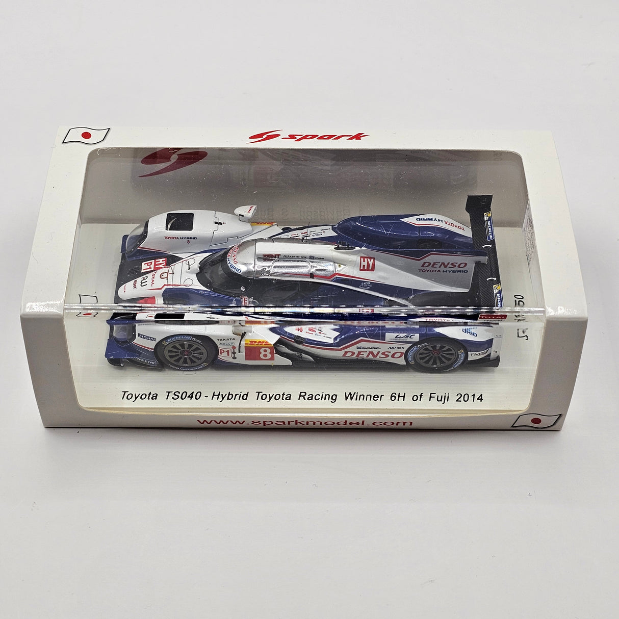 Spark Toyota TS040 #8 Toyota Racing 6Hrs Fuji Winner 2014 1/43 Scale SJ033