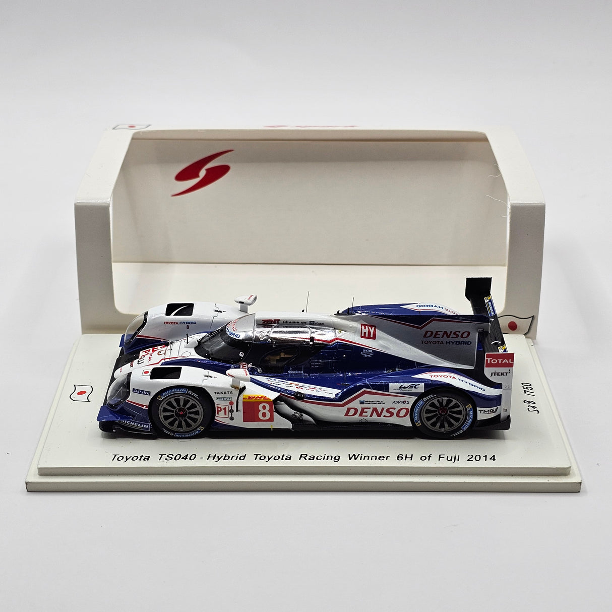 Spark Toyota TS040 #8 Toyota Racing 6Hrs Fuji Winner 2014 1/43 Scale SJ033