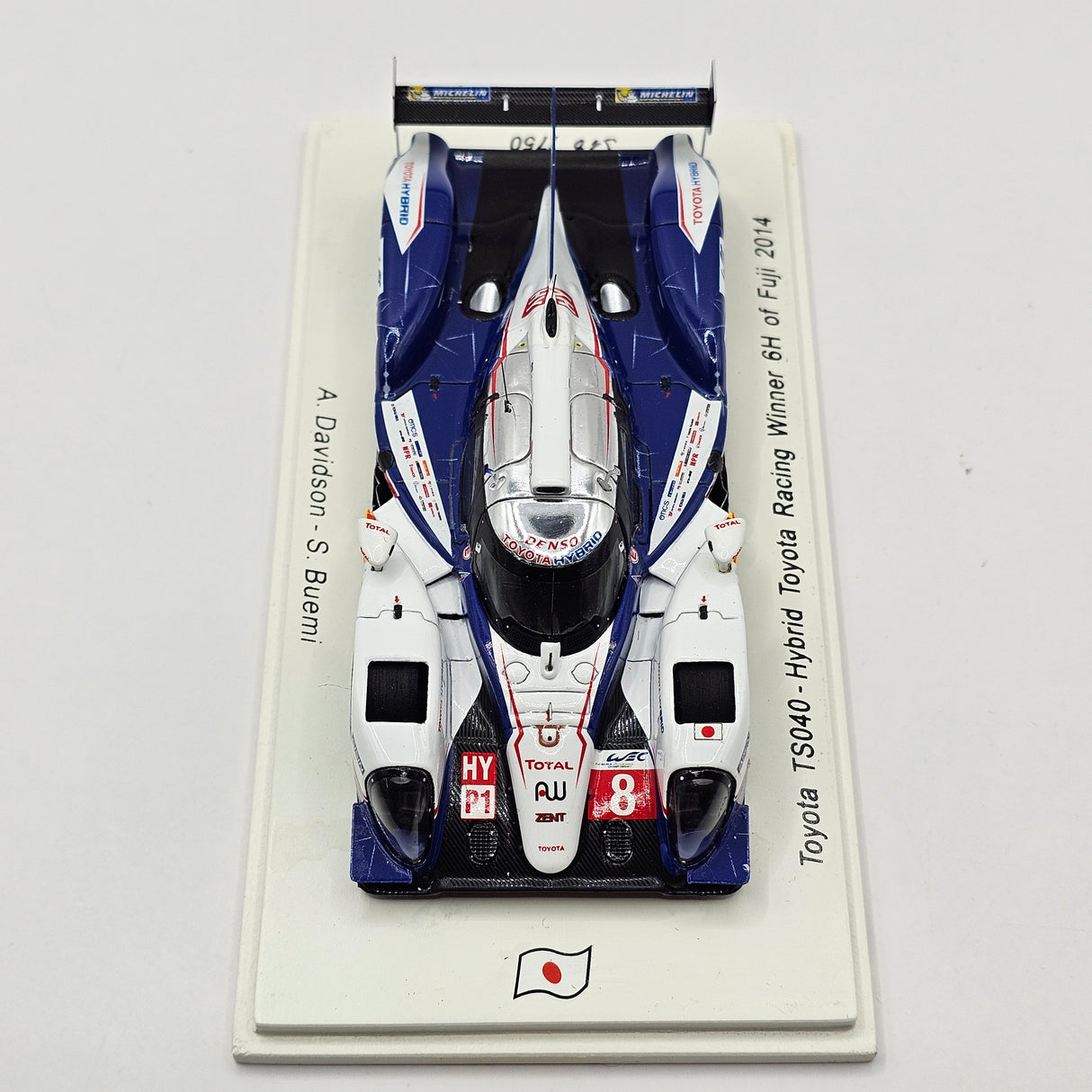 Spark Toyota TS040 #8 Toyota Racing 6Hrs Fuji Winner 2014 1/43 Scale SJ033