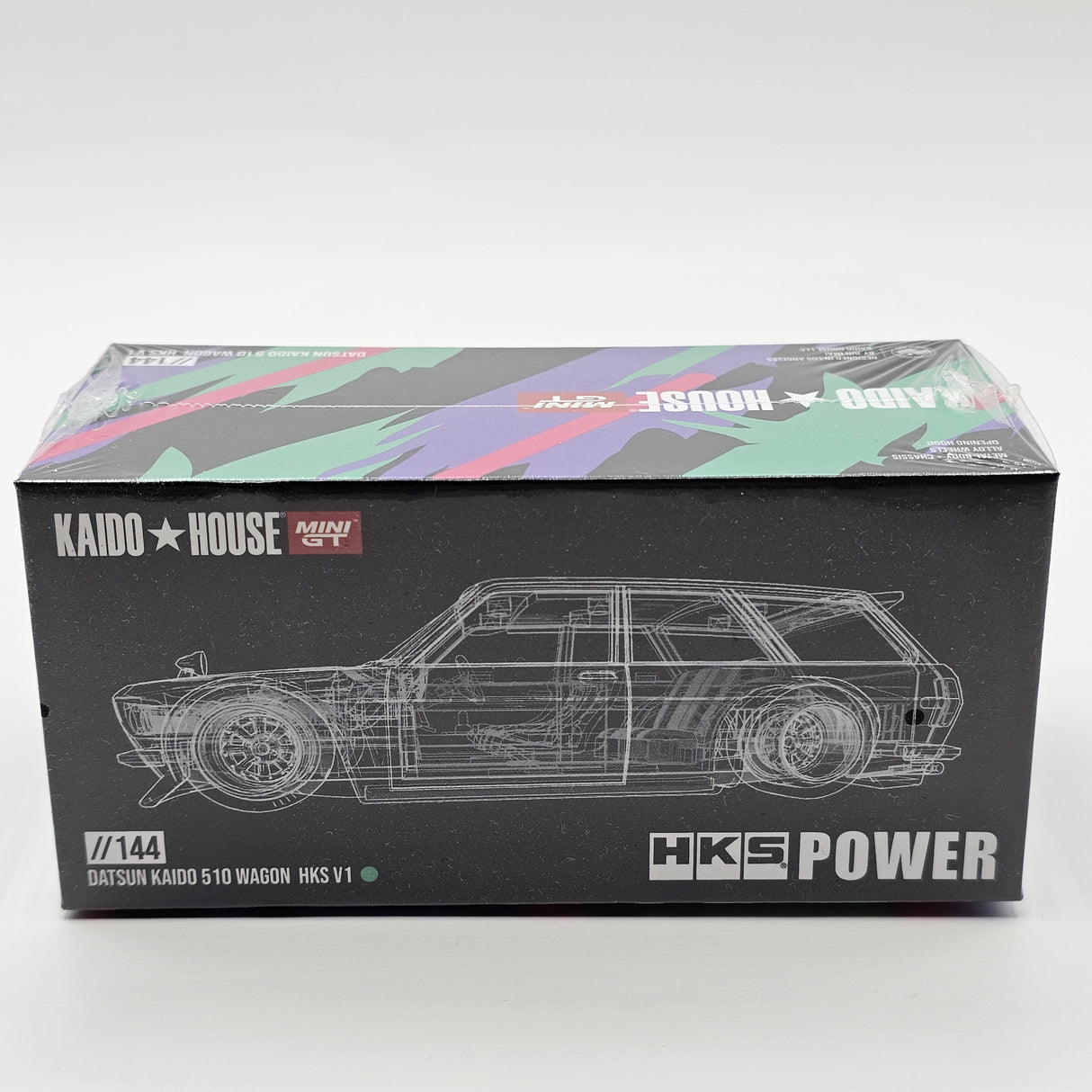 Mini GT x Kaido House Datsun Kaido 510 Wagon HKS V1 1/64 Scale