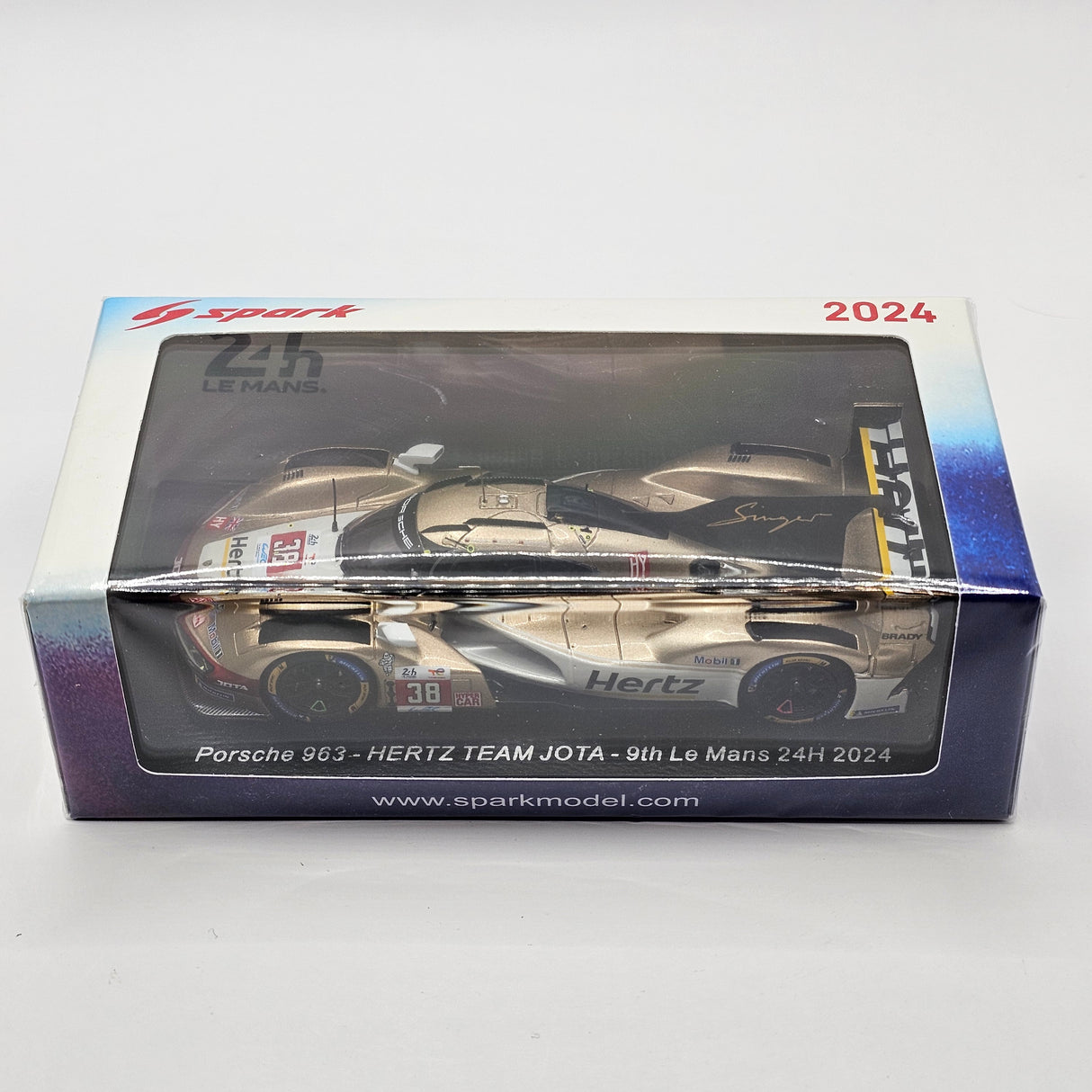 Spark Porsche 963 Hypercar #38 Hertz Team Jota Le Mans 2024 1/43 Scale S9124