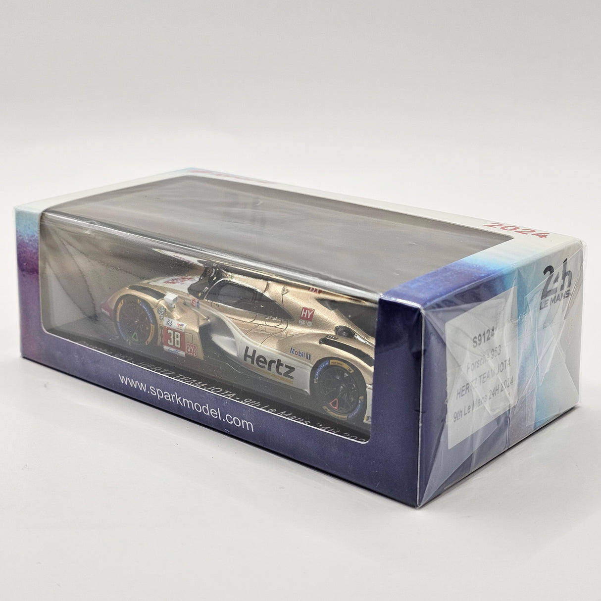 Spark Porsche 963 Hypercar #38 Hertz Team Jota Le Mans 2024 1/43 Scale S9124
