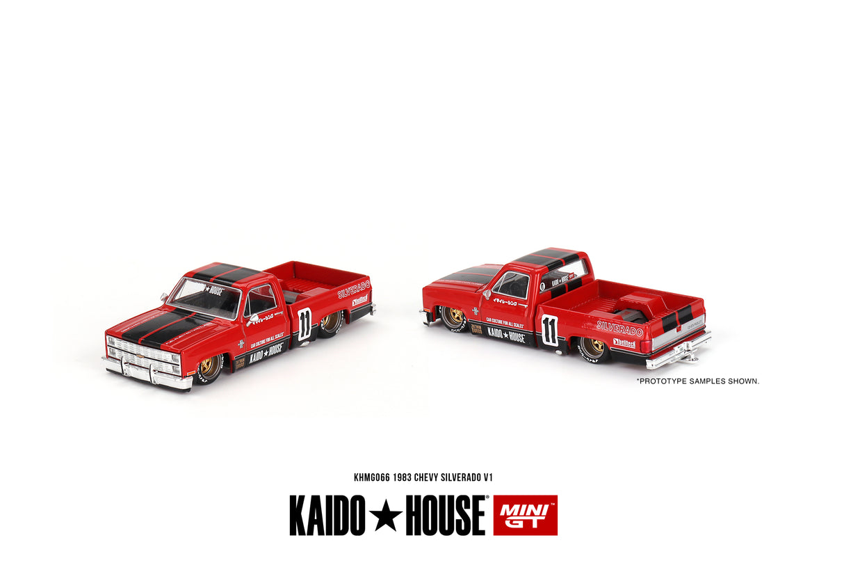 Mini GT x Kaido House Chevrolet Silverado Kaido V1 1/64 Scale