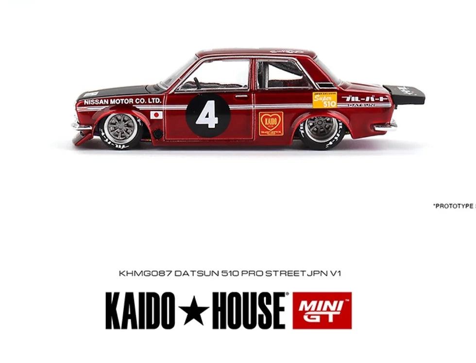Mini GT x Kaido House Datsun 510 Pro Street JPN V1 1/64 Scale
