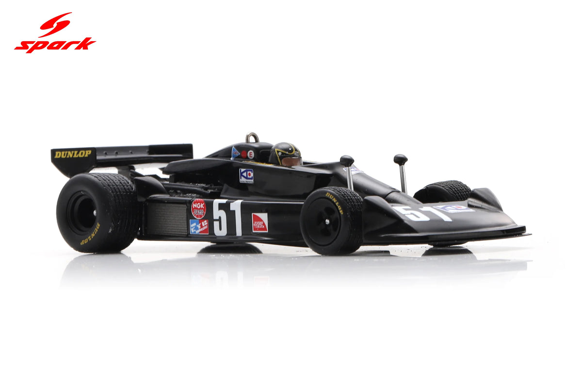Spark Kojima KE007 #51 Masahiro Hasemi 1976 Japanese F1 Grand Prix 1/43 Scale