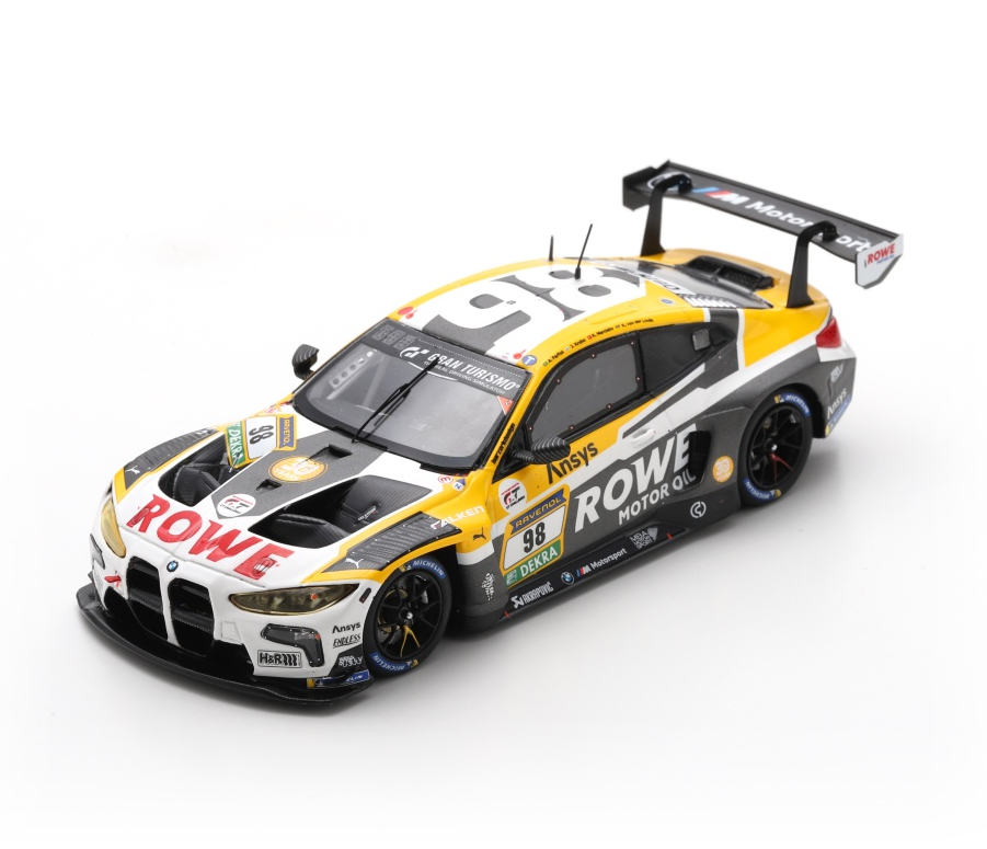 Spark BMW M4 GT3 Evo #98 Rowe Racing 24Hrs Nurburgring 2025 Winner 1/43 Scale
