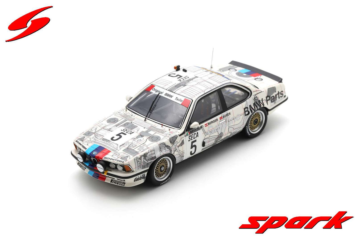 Spark BMW 635 CSI #5 Winner 24H Spa 1985 1/43 Scale
