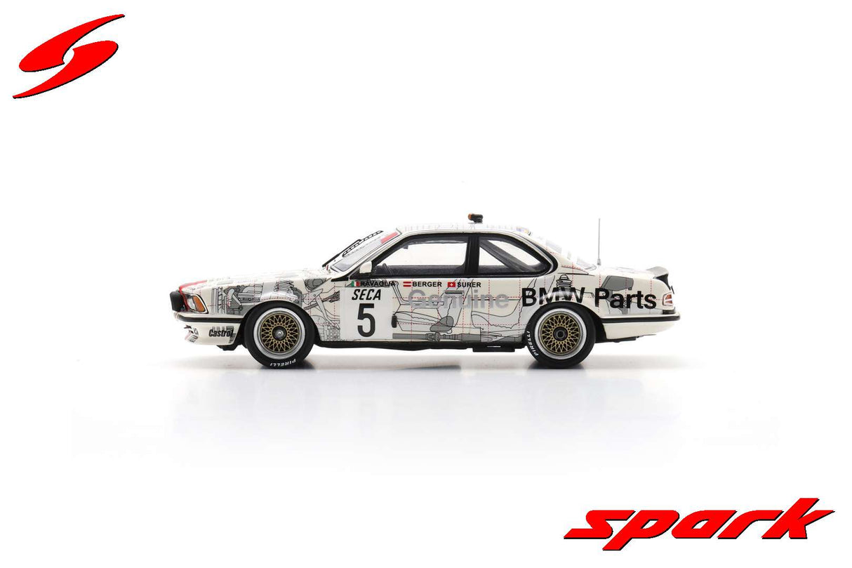 Spark BMW 635 CSI #5 Winner 24H Spa 1985 1/43 Scale