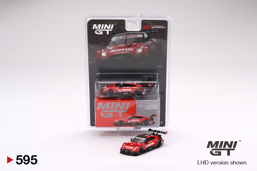 Mini GT Nissan GT-R Nismo GT500 #23 “MOTUL AUTECH GT-R" NISMO 2021 SUPER GT SERIES 1/64 Scale