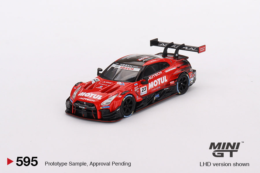 Mini GT Nissan GT-R Nismo GT500 #23 “MOTUL AUTECH GT-R" NISMO 2021 SUPER GT SERIES 1/64 Scale
