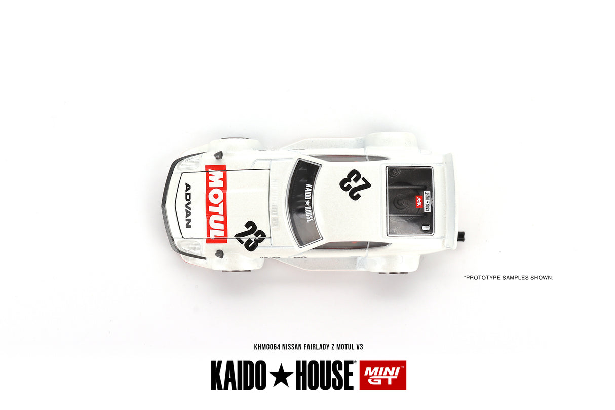 Mini GT x Kaido House Datsun Kaido Fairlady Z Motul V3 1/64 Scale