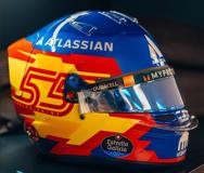 Spark Carlos Sainz Jr Williams Racing 2025 Helmet 1/5 Scale