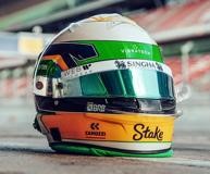 Spark Gabriel Bortoleto Stake F1 Team Kick Sauber 2025 Helmet 1/5 Scale